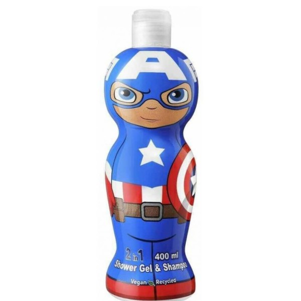 Air Val Captain America Shower gel & Shampoo 400ml