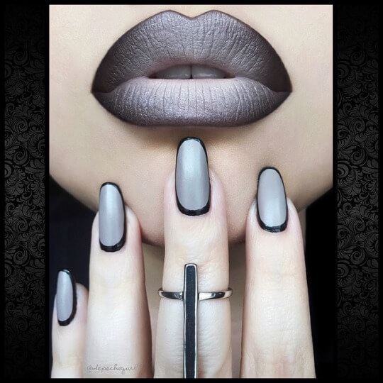 Photo credits for the beautiful lips @depechegurl black blend lips