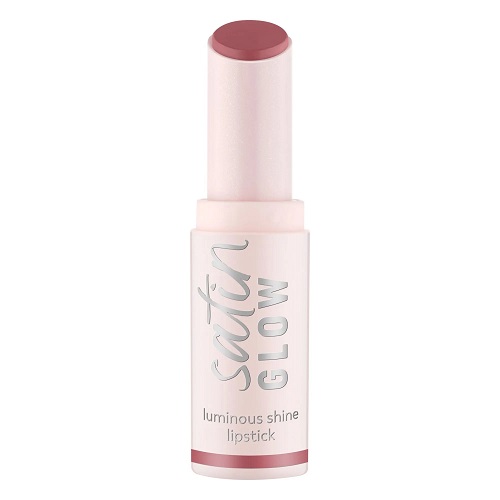 essence satin GLOW luminous shine lipstick 03 - Rose And Shine 3.5gr