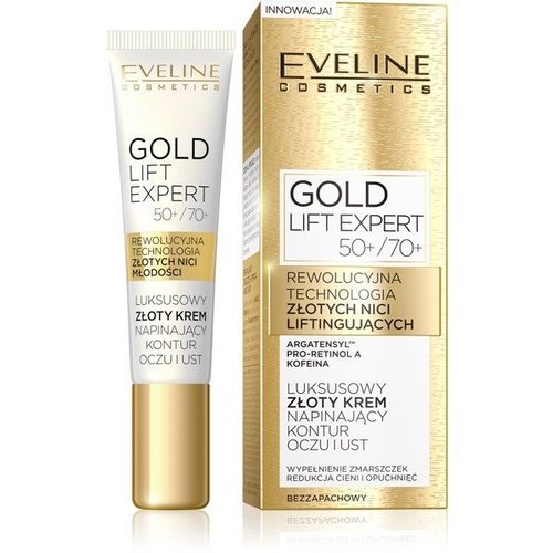 Eveline Luxurious golden cream that tightens the contours of the eyes and lips 50 + / 70 +