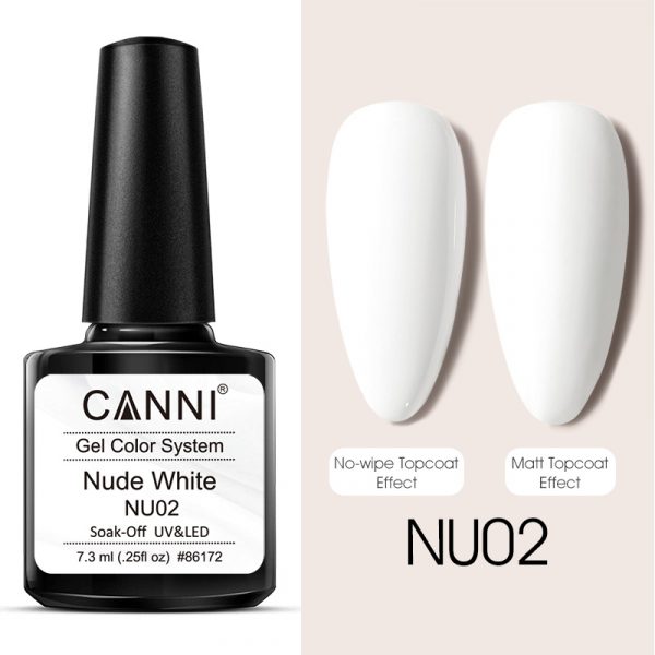 Canni Nude White Gel NU02 7.3ml