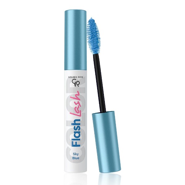 Golden Rose flash Liner Colored Mascara 03 Sky Blue 9ml