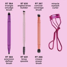 Real Techniques Double Time Brush + Lash Set 4pcs Travel friiendly