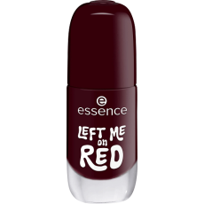 essence gel nail polish 12 LEFT ME on RED 8ml
