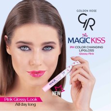 Golden Rose Magic Kiss Color Changing Lipgloss