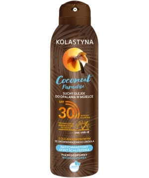 Kolastyna Coconut Paradise Dry tanning oil SPF30